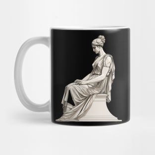 Greek Woman Statue Mug